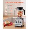 image:imageVEVOR Professional Blender for Smoothies 85 oz 1400Wwith Powerful Motor MultiFunctional Food Processing for SmoothieMilkshakeJuice Fits for KitchenLight Gray