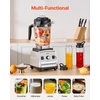 image:imageVEVOR Professional Blender for Smoothies 85 oz 1400Wwith Powerful Motor MultiFunctional Food Processing for SmoothieMilkshakeJuice Fits for KitchenLight Gray