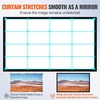 image:imageVEVOR Projector Screen 130inch Outdoor Projector Screen 169 Movie Screen Fixed Frame 3D Projector Screen for 4K HDTV Movie Theater130inch