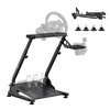 image:imageVEVOR Racing Wheel Stand HeavyDuty Simulator Cockpit Steering Wheel Stand Fit Logitech G25 G27 G29 G920 G923 Thrustmaster T300RS TX F458 T500RS T3PAPRO F1GT and CSR PedalsLshaped