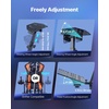 image:imageVEVOR Racing Wheel Stand HeavyDuty Simulator Cockpit Steering Wheel Stand Fit Logitech G25 G27 G29 G920 G923 Thrustmaster T300RS TX F458 T500RS T3PAPRO F1GT and CSR PedalsSingleTrack Arm Cockpit