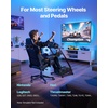 image:imageVEVOR Racing Wheel Stand HeavyDuty Simulator Cockpit Steering Wheel Stand Fit Logitech G25 G27 G29 G920 G923 Thrustmaster T300RS TX F458 T500RS T3PAPRO F1GT and CSR PedalsLshaped