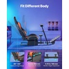 image:imageVEVOR Racing Wheel Stand HeavyDuty Simulator Cockpit Steering Wheel Stand Fit Logitech G25 G27 G29 G920 G923 Thrustmaster T300RS TX F458 T500RS T3PAPRO F1GT and CSR PedalsSingleTrack Arm Cockpit