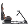 image:imageVEVOR Racing Wheel Stand HeavyDuty Simulator Cockpit Steering Wheel Stand Fit Logitech G25 G27 G29 G920 G923 Thrustmaster T300RS TX F458 T500RS T3PAPRO F1GT and CSR PedalsDualTrack Arm Cockpit