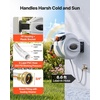 image:imageVEVOR Retractable Hose Reel 100 ft x 12 inch Garden Water Hose Reel with 9Pattern Nozzle 180 Swivel Bracket WallMounted Automatic Rewind Lock at Any Length with Slow Return System65 ft