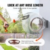 image:imageVEVOR Retractable Hose Reel 100 ft x 12 inch Garden Water Hose Reel with 9Pattern Nozzle 180 Swivel Bracket WallMounted Automatic Rewind Lock at Any Length with Slow Return System84 ft