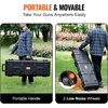 image:imageVEVOR Rifle Case Rifle Hard Case with 4 Layers Fullyprotective Foams Lockable Hard Gun Case with Wheels IP67 Waterproof amp Crushproof for Rifles or ShotgunsBlack