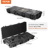 image:imageVEVOR Rifle Case Rifle Hard Case with 4 Layers Fullyprotective Foams Lockable Hard Gun Case with Wheels IP67 Waterproof amp Crushproof for Rifles or ShotgunsBlack