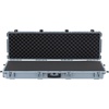 image:imageVEVOR Rifle Case Rifle Hard Case with 4 Layers Fullyprotective Foams Lockable Hard Gun Case with Wheels IP67 Waterproof amp Crushproof for Rifles or ShotgunsGrey