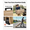 image:imageVEVOR Rifle Case Rifle Hard Case with 4 Layers Fullyprotective Foams Lockable Hard Gun Case with Wheels IP67 Waterproof amp Crushproof for Rifles or ShotgunsKhaki