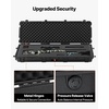image:imageVEVOR Rifle Case Rifle Hard Case with 4 Layers Fullyprotective Foams Lockable Hard Gun Case with Wheels IP67 Waterproof amp Crushproof for Rifles or ShotgunsBlack