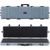 image:imageVEVOR Rifle Case Rifle Hard Case with 4 Layers Fullyprotective Foams Lockable Hard Gun Case with Wheels IP67 Waterproof amp Crushproof for Rifles or ShotgunsGrey