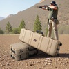 image:imageVEVOR Rifle Case Rifle Hard Case with 4 Layers Fullyprotective Foams Lockable Hard Gun Case with Wheels IP67 Waterproof amp Crushproof for Rifles or ShotgunsKhaki