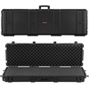 image:imageVEVOR Rifle Case Rifle Hard Case with 4 Layers Fullyprotective Foams Lockable Hard Gun Case with Wheels IP67 Waterproof amp Crushproof for Rifles or ShotgunsBlack