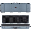 image:imageVEVOR Rifle Case Rifle Hard Case with 4 Layers Fullyprotective Foams Lockable Hard Gun Case with Wheels IP67 Waterproof amp Crushproof for Rifles or ShotgunsGrey
