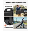 image:imageVEVOR Rifle Case Rifle Hard Case with 4 Layers Fullyprotective Foams Lockable Hard Gun Case with Wheels IP67 Waterproof amp Crushproof for Rifles or ShotgunsBlack