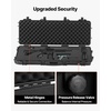 image:imageVEVOR Rifle Case Rifle Hard Case with 4 Layers Fullyprotective Foams Lockable Hard Gun Case with Wheels IP67 Waterproof amp Crushproof for Rifles or ShotgunsBlack