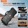 image:imageVEVOR Rifle Case Rifle Hard Case with 4 Layers Fullyprotective Foams Lockable Hard Gun Case with Wheels IP67 Waterproof amp Crushproof for Rifles or ShotgunsBlack
