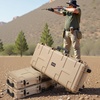 image:imageVEVOR Rifle Case Rifle Hard Case with 4 Layers Fullyprotective Foams Lockable Hard Gun Case with Wheels IP67 Waterproof amp Crushproof for Rifles or ShotgunsKhaki