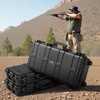 image:imageVEVOR Rifle Case Rifle Hard Case with 4 Layers Fullyprotective Foams Lockable Hard Gun Case with Wheels IP67 Waterproof amp Crushproof for Rifles or ShotgunsBlack