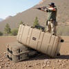 image:imageVEVOR Rifle Case Rifle Hard Case with 4 Layers Fullyprotective Foams Lockable Hard Gun Case with Wheels IP67 Waterproof amp Crushproof for Rifles or ShotgunsKhaki