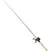 image:imageVEVOR Rod and Fishing Reel Combo IM67 Carbon Fiber SpinningBaitcasting Rod and Reel Combo Bass Fishing Pole Stainless Steel Guides with Ceramic Rings65 ftLeft Handle