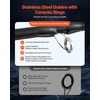 image:imageVEVOR Rod and Fishing Reel Combo IM67 Carbon Fiber SpinningBaitcasting Rod and Reel Combo Bass Fishing Pole Stainless Steel Guides with Ceramic Rings7 ftRight Handle
