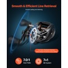 image:imageVEVOR Rod and Fishing Reel Combo IM67 Carbon Fiber SpinningBaitcasting Rod and Reel Combo Bass Fishing Pole Stainless Steel Guides with Ceramic Rings7 ftRight Handle