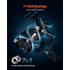 image:imageVEVOR Rod and Fishing Reel Combo IM67 Carbon Fiber SpinningBaitcasting Rod and Reel Combo Bass Fishing Pole Stainless Steel Guides with Ceramic Rings7 ft3000 Reel