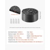 image:imageVEVOR Rubber Mulch Mat Roll 2 Rolls 120 x 45 in Recycled Rubber Permanent Mulch Edging Border NaturalLooking Flower Barrier with Stakes 05 in Thick Cuttable Garden Edgings for Landscaping