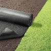 image:imageVEVOR Rubber Mulch Mat Roll 4 Rolls 120 x 45 in Recycled Rubber Permanent Mulch Edging Border NaturalLooking Flower Barrier with Stakes 05 in Thick Cuttable Garden Edgings for Landscaping2packs