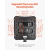 image:imageVEVOR Seat Suspension Kit with Seat Slider Track Universal Seat Suspension with Dust Cover 6in FronttoBack Adjustable Tractor Seat Suspension Kit for Zero Turn Lawn Mower ForkliftNo Slide Rail WDust Cover