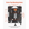 image:imageVEVOR Seat Suspension Kit with Seat Slider Track Universal Seat Suspension with Dust Cover 6in FronttoBack Adjustable Tractor Seat Suspension Kit for Zero Turn Lawn Mower ForkliftWith Slide RailSpring