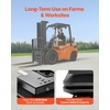 image:imageVEVOR Seat Suspension Kit with Seat Slider Track Universal Seat Suspension with Dust Cover 6in FronttoBack Adjustable Tractor Seat Suspension Kit for Zero Turn Lawn Mower ForkliftWith Slide Rail WDust Cover