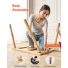image:imageVEVOR Sensory Table Kids Sensory Table for Toddlers Kids Activity Desk with 3 Foldable Storage Bins amp Paper Roll Holder Wooden Toddler Activity Drawing Desk IndoorOutdoor Play Sand and WaterPaper Roll Holder