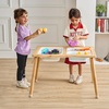 image:imageVEVOR Sensory Table Kids Sensory Table for Toddlers Kids Activity Desk with 3 Foldable Storage Bins amp Paper Roll Holder Wooden Toddler Activity Drawing Desk IndoorOutdoor Play Sand and WaterPaper Roll Holder