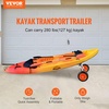 image:imageVEVOR Sit on Top Kayak Cart Dolly 280lbs Load Capacity Adjustable Width for Kayaks with Drain Holes of 1 Detachable Canoe Trolley Cart with 10 Solid Tires