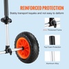 image:imageVEVOR Sit on Top Kayak Cart Dolly 280lbs Load Capacity Adjustable Width for Kayaks with Drain Holes of 1 Detachable Canoe Trolley Cart with 10 Solid Tires