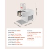 image:imageVEVOR Snowflake Ice Machine 88LBS24H Snowflake Ice Maker IceShaver Machine with Stainless Steel Blade Electric Snow Cone Maker with 048 Gal Tank 90S Fast PreCooling for Home amp Small Gathering88LBS24H