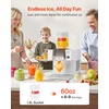 image:imageVEVOR Snowflake Ice Machine 88LBS24H Snowflake Ice Maker IceShaver Machine with Stainless Steel Blade Electric Snow Cone Maker with 048 Gal Tank 90S Fast PreCooling for Home amp Small Gathering132LBS24H