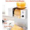 image:imageVEVOR Snowflake Ice Machine 88LBS24H Snowflake Ice Maker IceShaver Machine with Stainless Steel Blade Electric Snow Cone Maker with 048 Gal Tank 90S Fast PreCooling for Home amp Small Gathering176LBS24H