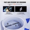 image:imageVEVOR Snowflake Ice Machine 88LBS24H Snowflake Ice Maker IceShaver Machine with Stainless Steel Blade Electric Snow Cone Maker with 048 Gal Tank 90S Fast PreCooling for Home amp Small Gathering176LBSHSmall