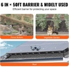 image:imageVEVOR Solar Panel Bird Guard 8inch x 98ft PVC Coated Wire Mesh Roll Kit with 100pcs Fasteners Critter Fence Pigeon Proofing Black6in x 50ft with 50pcs Fasteners 50pcs Tie Wires