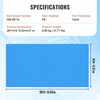 image:imageVEVOR Solar Pool Cover 32 x 16 ft Rectangle Solar Blanket for Pools 16 mil Solar Covers for Inground Above Ground Swimming Pool Solar BlueBlue
