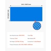 image:imageVEVOR Solar Pool Cover 32 x 16 ft Rectangle Solar Blanket for Pools 16 mil Solar Covers for Inground Above Ground Swimming Pool Solar BlueBlue
