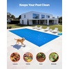 image:imageVEVOR Solar Pool Cover 32 x 16 ft Rectangle Solar Blanket for Pools 16 mil Solar Covers for Inground Above Ground Swimming Pool Solar BlueBlue