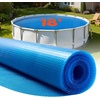 image:imageVEVOR Solar Pool Cover 32 x 16 ft Rectangle Solar Blanket for Pools 16 mil Solar Covers for Inground Above Ground Swimming Pool Solar BlueBlue
