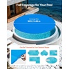 image:imageVEVOR Solar Pool Cover 32 x 16 ft Rectangle Solar Blanket for Pools 16 mil Solar Covers for Inground Above Ground Swimming Pool Solar BlueBlue