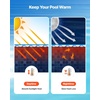image:imageVEVOR Solar Pool Cover 32 x 16 ft Rectangle Solar Blanket for Pools 16 mil Solar Covers for Inground Above Ground Swimming Pool Solar BlueBlue
