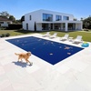 image:imageVEVOR Solar Pool Cover 32 x 16 ft Rectangle Solar Blanket for Pools 16 mil Solar Covers for Inground Above Ground Swimming Pool Solar BlueBlueBlack